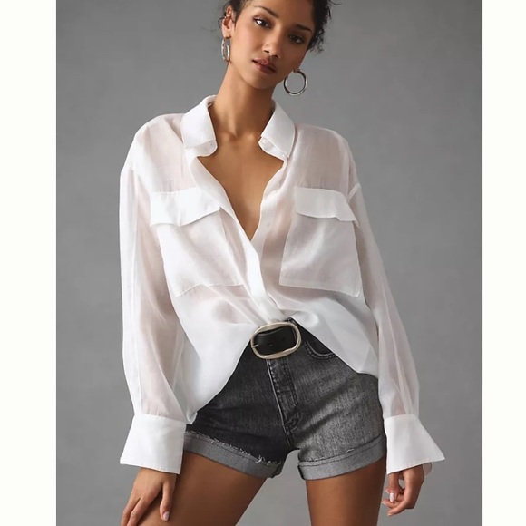 Pilcro Signature High-Rise Shorts - Picture 1 of 11